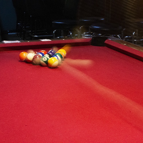 Goodfoot | breaking pool rack