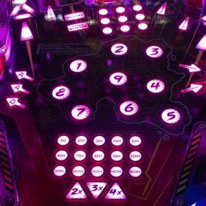 Total Nuclear Annihilation pinball machine closeup