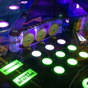 Total Nuclear Annihilation pinball machine closeup